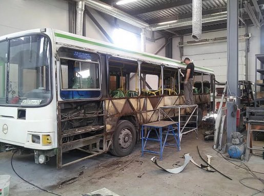 Ремонт автобусов, замена стекол, ремонт кузова стоимость ремонта и где отремонтировать - Иваново