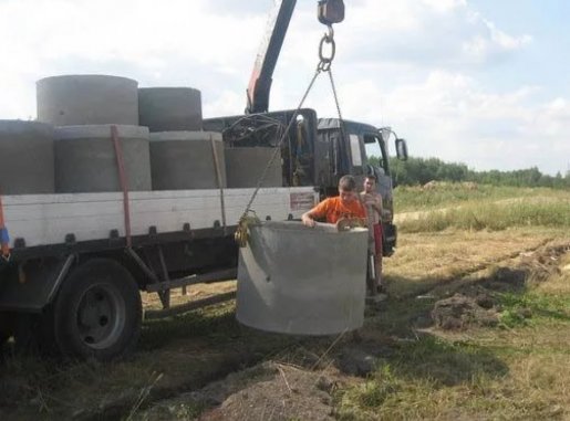 Перевозка бетонных колец и колодцев манипулятором стоимость услуг и где заказать - Иваново