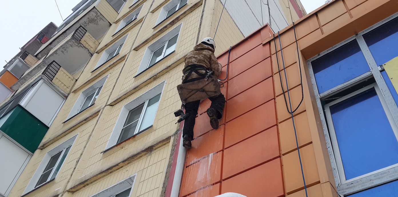 Услуги промышленных альпинистов для высотных работ в Заволжске