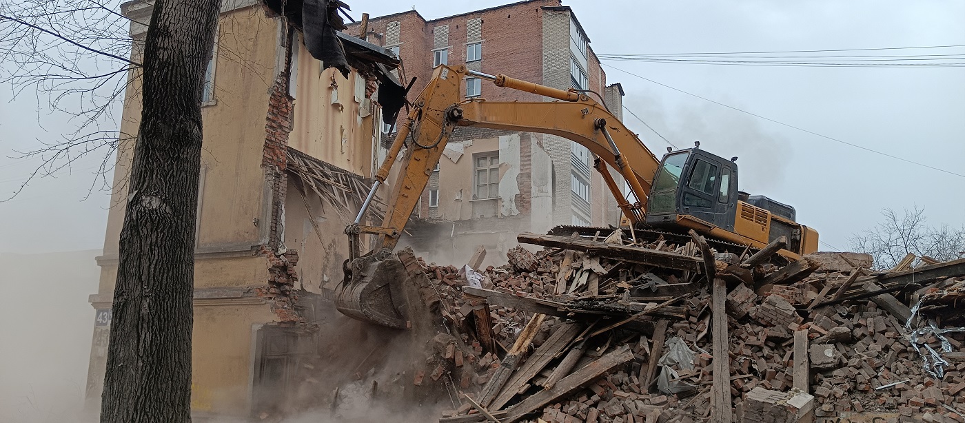 Услуги по сносу и демонтажу старых домов, строений и сооружений в Тейково