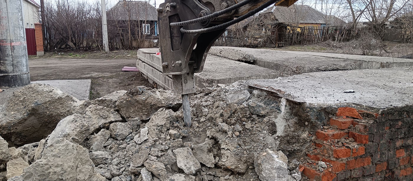 Услуги и заказ гидромолотов для демонтажных работ в Приволжске