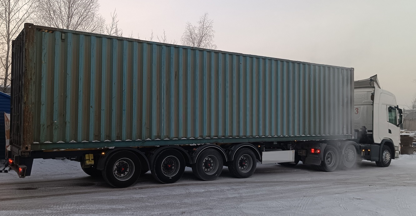 Контейнеровоз для перевозки контейнеров 20 и 40 футов в Кохме