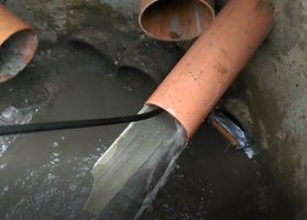 Прочистка засоров труб канализации ливневок